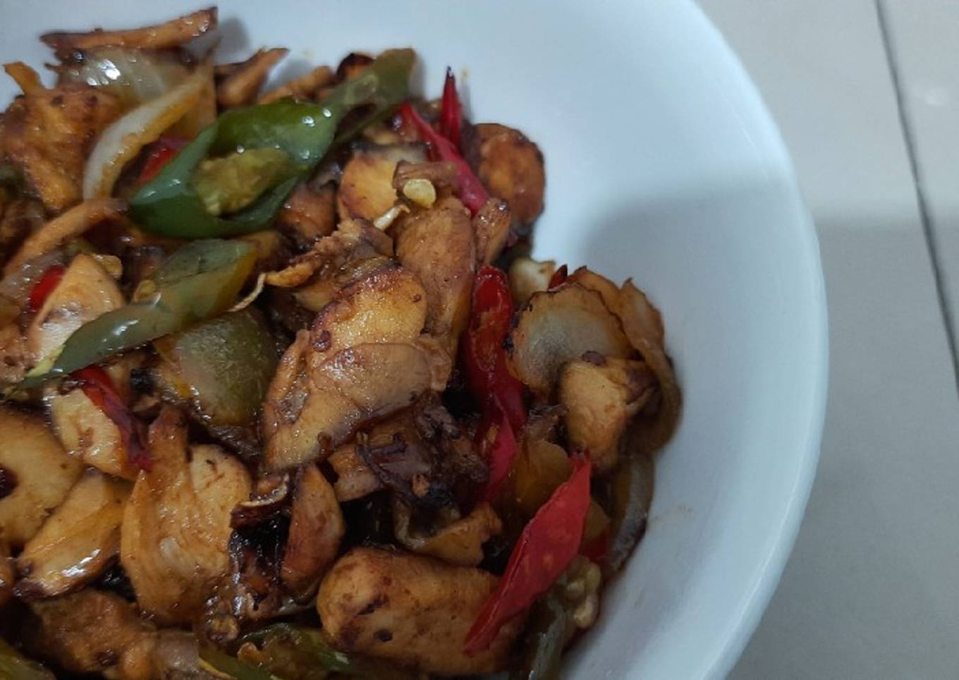 Ayam Suwir Kikkoman