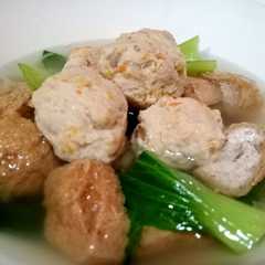 รูปของ Bakso Daging Ayam Wortel Tanpa Tepung
