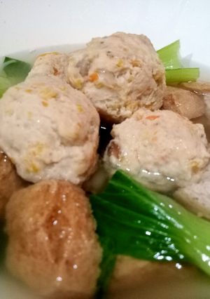 Foto resep Bakso Daging Ayam Wortel Tanpa Tepung