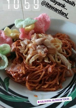 Foto resep Mie habang modifikasi