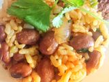 Palo e Pique a lo venezolano 😋 o arroz con frijoles