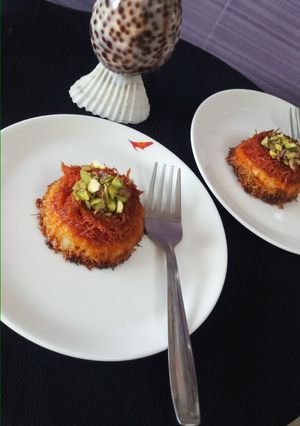 A picture of Kunafeh.