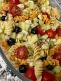 Pasta tornillo fría