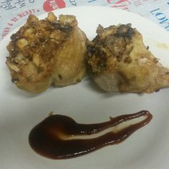 A picture of Stuffed chicken breast .