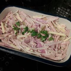 Sig's Onion and Sausage Salad A picture of Sig's Onion and Sausage Salad.