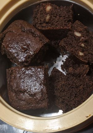 A picture of Eggless Ragi Chocolate cake.