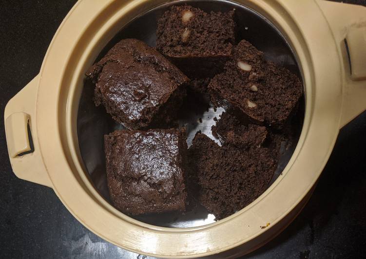 Eggless Ragi Chocolate cake