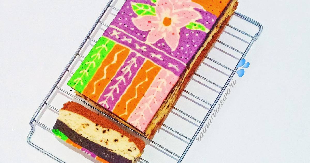 Resep Trio Choco Mocca Batik Cake Kukus Oleh Rainnareswari Cookpad