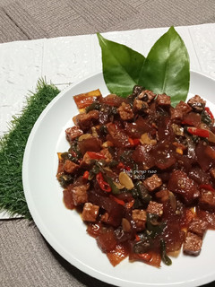 Foto resep Oseng Kikil,Tempe Lombok Ijo