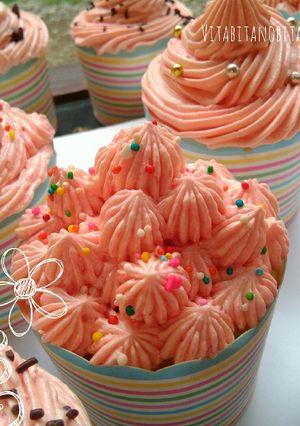 Foto resep Pinky cupcakes