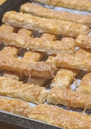 Sütőporos, krumplis, tejfölös stangli recept fotója