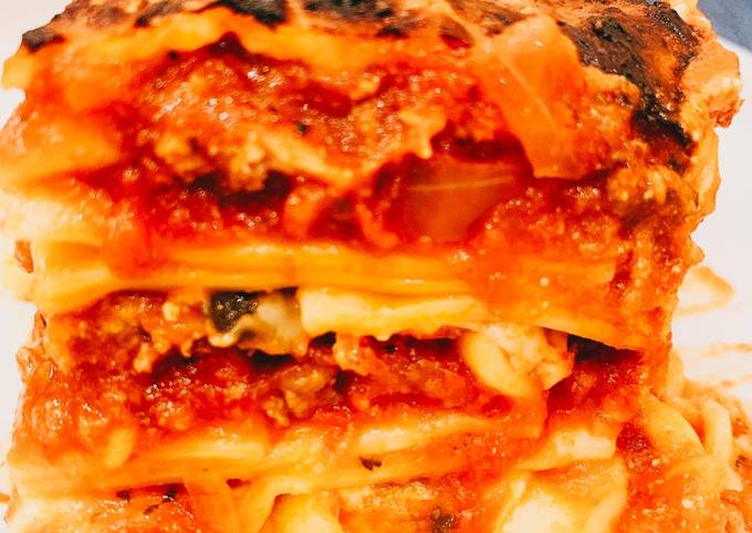 Easiest Way to Prepare Speedy Meat sauce Lasagna