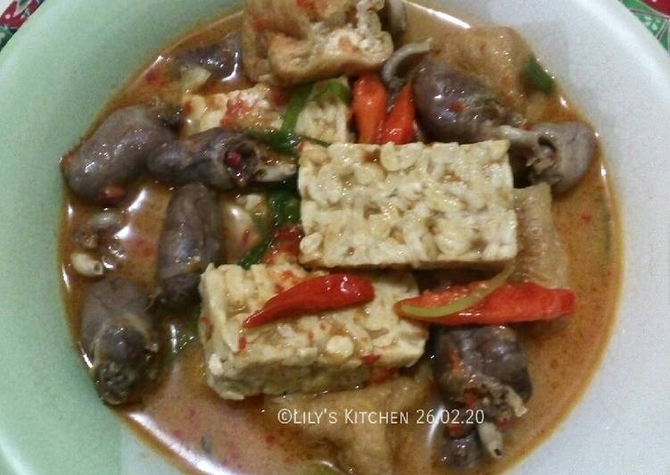 Resep 285.Kothokan Pedas Jantung Ayam, Sempurna