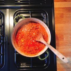A picture of Spaghetti Bolognese.