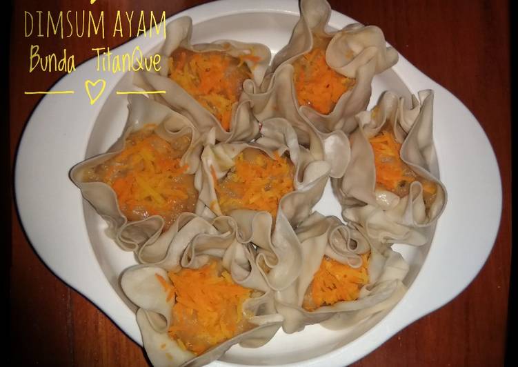 Resep Dimsum Ayam yang Enak Banget