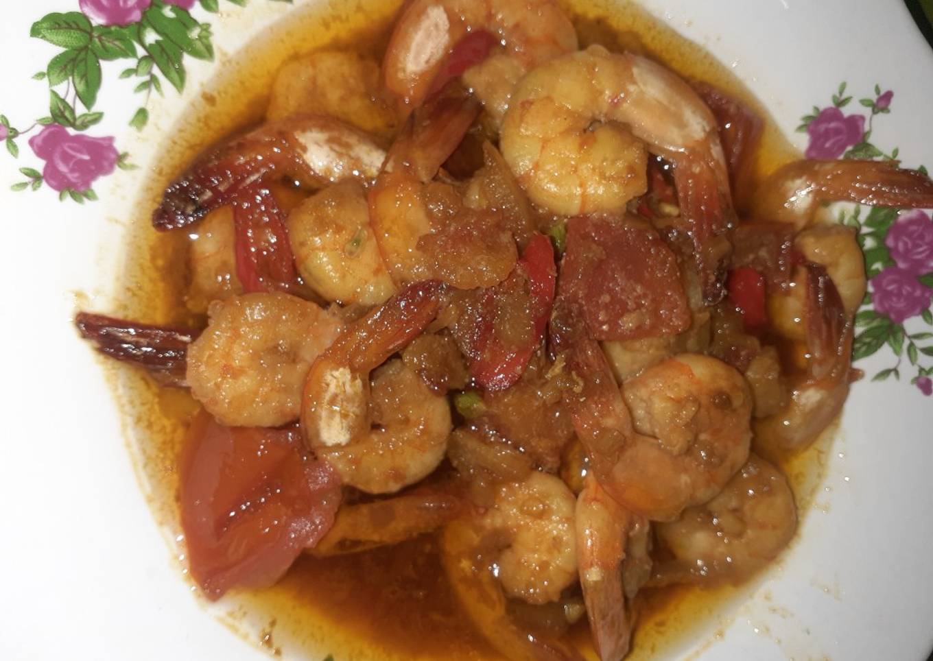 Udang saos tiram