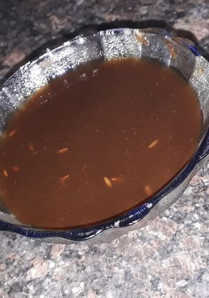 A picture of Tamarind chutney.