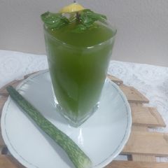 A picture of Alovera mint lemonade.