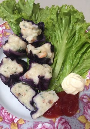 Foto resep Siomay dimsum kol ungu DEBM / keto