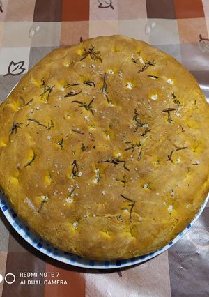 Foto di Focaccia soffice alla zucca