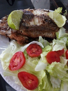 Una foto de Mojarras fritas