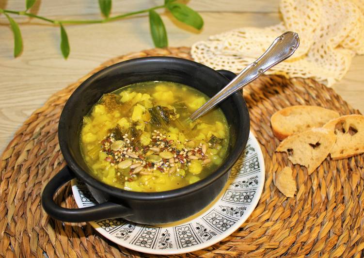 Sopa de Kale y Coliflor