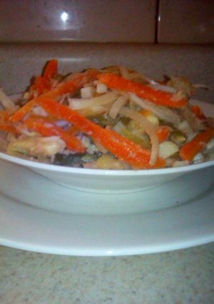 Una foto de Salpicón de verduras sin o con atún