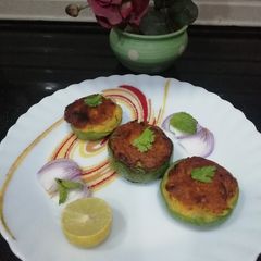A picture of Stuffed Capsicum Potato Disc.