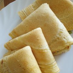 A picture of Mint Orange Crepes#BreakfastContest.