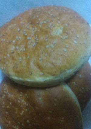صورة لوصفة خبز البرجر🍔