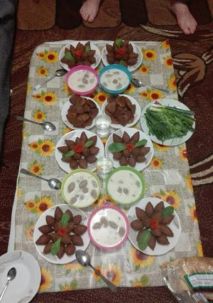 صورة لوصفة كبب على اليد من دون آلة الكبة