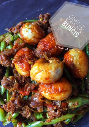 Foto resep Oseng daging buncis