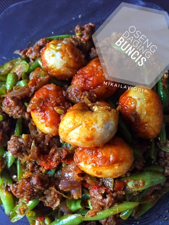 Cara Sederhana Membuat Resep  Oseng daging buncis yang Bisa Manjain Lidah, Enak