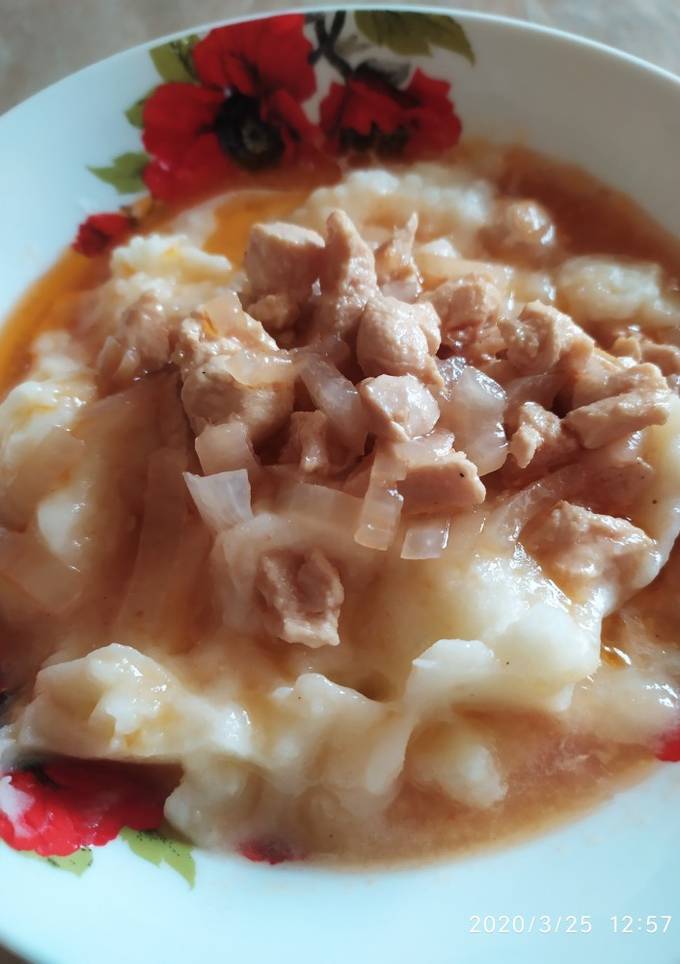 Подлива с куриной грудкой