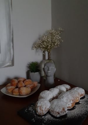 Φωτογραφία της συνταγής Donuts με κρέμα βαυαρίας