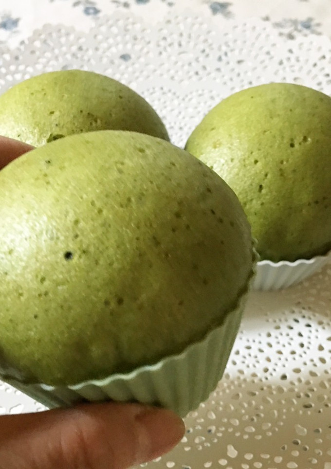 Una foto de Matcha Mushi Pan (Pan al Vapor)