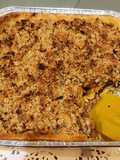 Apple crumble pie with Oat