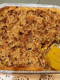 Foto resep Apple crumble pie with Oat