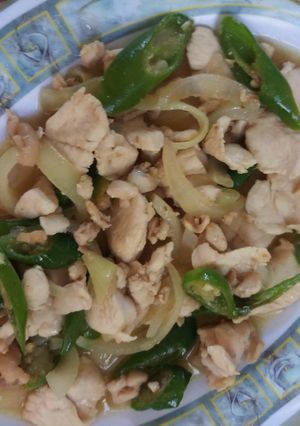 Foto resep Ayam tumis cabe ijo