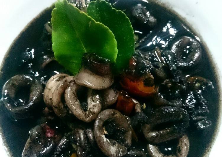 Resep Cumi hitam Lezat