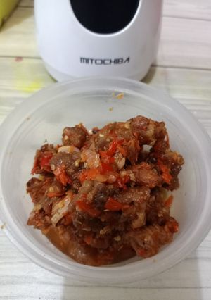 Foto resep Kulit Ayam Sambal Bawang