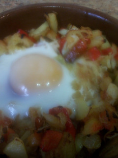 Una foto de Bacalao a la manchega