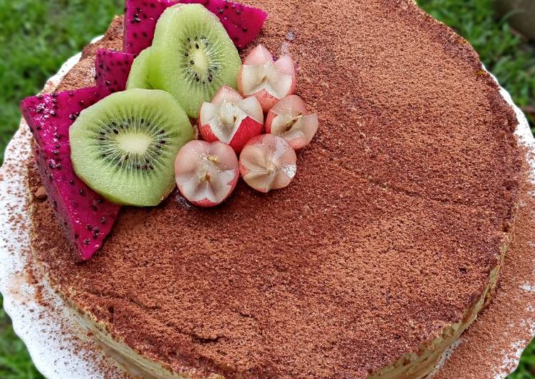 Resep TiraVocado (tiramisu avocado egg drop) Anti Gagal