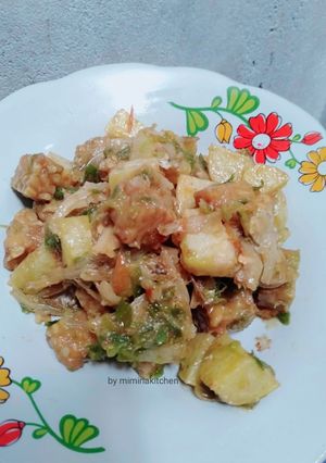 Foto resep Kentang tempe sambel ijo