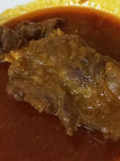 عکسی از دستور چلو ماهیچه لذید