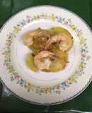 Camarones con papas