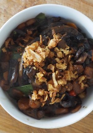 Foto resep Tumis jamur bumbu kecap