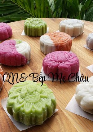 Hình của món Bánh dẻo ngũ sắc.
