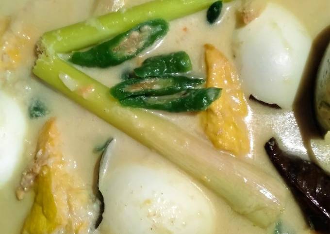 How to Prepare Delicious Gulai telur tahu cabe ijo