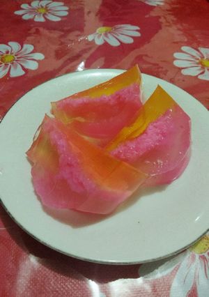 Foto resep Puding Jelly Waffer